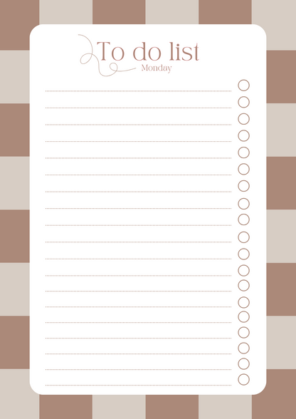 Weekly To-Do List Template