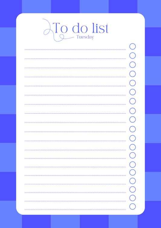 Weekly To-Do List Template